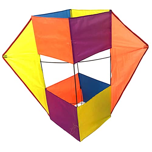 TAKOXIA Outdoor Cube Box Form Drachen Große Riesige Outdoor Weiche Fliegen Drachen Für Kinder Und Erwachsene Camping Picknicks Outdoor Spielzeug von TAKOXIA