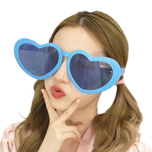 TAKOXIA Sonnenbrille, übertriebene Sonnenbrille für Damen, Partybrille, beliebte Brillen, Foto-Requisiten, Sonnenbrille, Straßen-Schnapp, humorvolle Brille von TAKOXIA