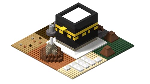 TAKVA DEENBLOCKS HAJJ Pilgerfahrt nach Makkah Bausteine, Ramadan-Geschenk, Spielzeug, Hajj-Geschenk, Kaaba-Steine, islamisches Lernspiel für Erwachsene/Familien/Kinder/Kinder von TAKVA