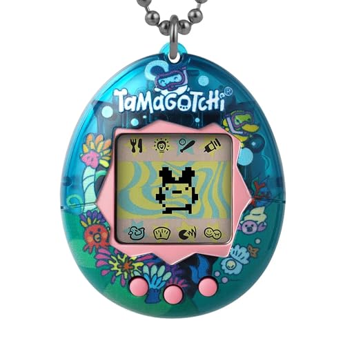 Bandai - Tamagotchi - Tamagotchi Original - Ozean - Elektronisches virtuelles Tier mit Farbdisplay, 3 Tasten und Spielen - Interaktives Tier auf Deutsch - Kinderspielzeug ab 8 Jahren - 42979 von TAMAGOTCHI