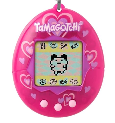 Bandai - Tamagotchi - Tamagotchi Original - Lots of Love - Elektronisches virtuelles Tier mit Farbdisplay, Spielen - Interaktives Haustier auf Deutsch - Spielzeug für Kinder ab 8 Jahren - 42975 von TAMAGOTCHI