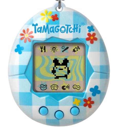 Bandai - Tamagotchi Virtuelles Haustier, Blume Gingham von TAMAGOTCHI