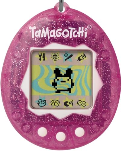 Bandai - Tamagotchi Virtuelles Haustier, Pink Glitter von TAMAGOTCHI