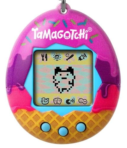 Bandai - Tamagotchi - Tamagotchi Original - Icecream - Elektronisches virtuelles Tier mit Farbdisplay, 3 Tasten und Spielen - Interaktives Haustier auf Deutsch - Kinderspielzeug ab 8 Jahren - 42922 von TAMAGOTCHI