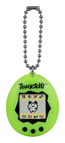 TAMAGOTCHI 42926NBNP Original,Neon, füttern, pflegen, großziehen, virtuelles Haustier mit Kette zum Spielen für unterwegs von TAMAGOTCHI