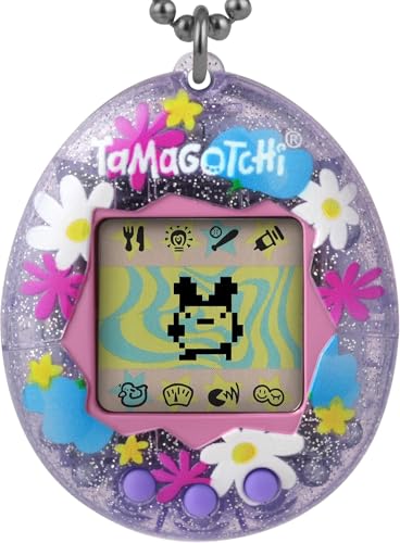 TAMAGOTCHI Bandai Original Blumenparfüm, digitales Haustier, nährt und hebt das Originale elektronische Haustier, Japanisches Kinderspielzeug für Mädchen und Jungen, tolles 90er-Jahre-Retro-Geschenk von TAMAGOTCHI