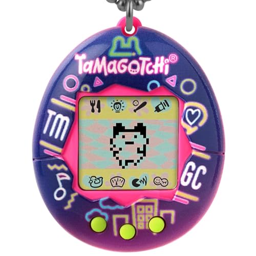 TAMAGOTCHI BANDAI Virtuelles Haustier Neon Lights 42974 von TAMAGOTCHI