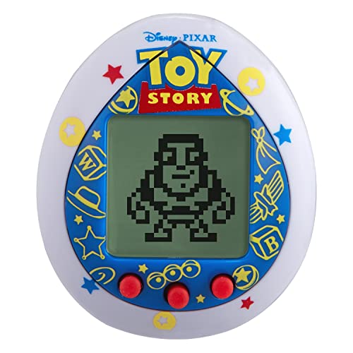 TAMAGOTCHI Toy Story Friends 88862 Virtuelles Haustier mit Mini-Spielen, animierten Clips, zusätzlichen Modi & Schlüsselanhänger, Weiß von TAMAGOTCHI