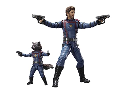 GOTG 3 - Star-Lord & Rocket Raccoon - Figurine S.H. Figuarts 6-15cm von TAMASHII NATIONS