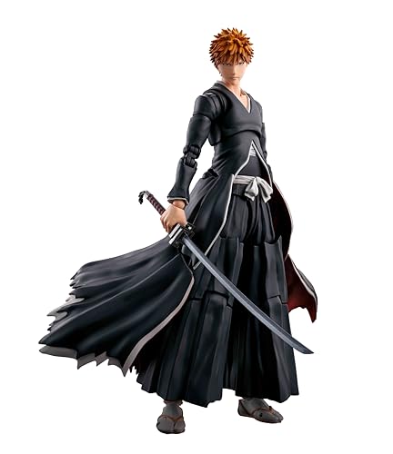 TAMASHII NATIONS - Bleach - Ichigo Kurosaki -Getsugatensho- S.H.Figuarts Actionfigur TAMASHII NATIONS - Bleach - Ichigo Kurosaki -Getsugatensho- S.H.Figuarts Actionfigur von TAMASHII NATIONS