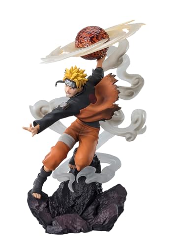 BANDAI SPIRITS TAMASHII Nations - Naruto Shippuden - [Extra Battle] Naruto Uzumaki Salbei Kunst: Lava Release Rasenshuriken FiguartsZERO Sammelfigur von TAMASHII NATIONS