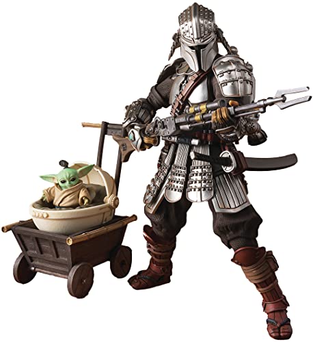 TAMASHII NATIONS - Star Wars: The Mandalorian - Ronin Mandalorian & Grougu (Beskar Armor), Bandai Spirits MEISHO Movie Realization Action Figure von TAMASHII NATIONS