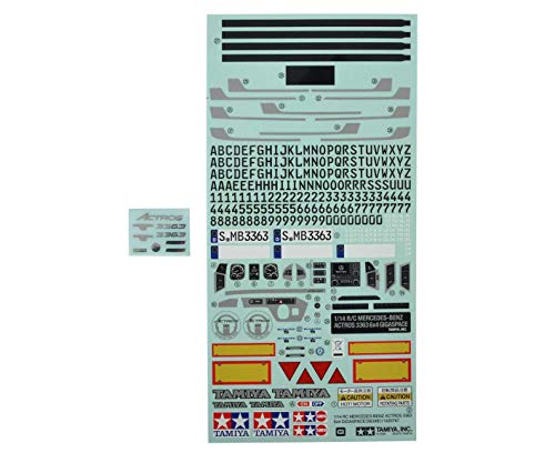 Sticker MB Actros 3363 / 56348 von TAMIYA