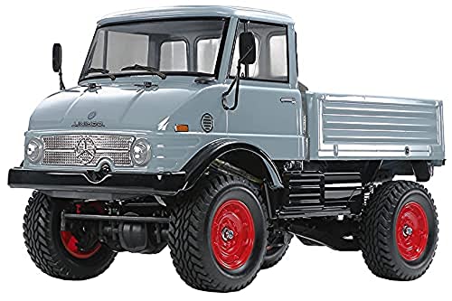 TAMIYA, Kunststoff, 58692 1:10 RC MB Unimog 406 U900 (CC-02), ferngesteuertes Auto, RC Fahrzeug, Modellbau, Bausatz zum Zusammenbauen, Bausatzmodell, Blau, 24,541 von TAMIYA