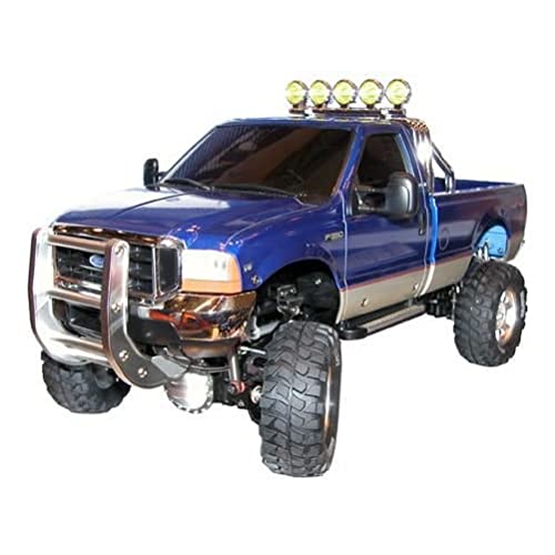 TAMIYA 1:10 RC Ford F-350 HighLift 4x4 3-Gang - ferngesteuertes Auto - Offroad - Pick Up Truck -Elektromotor - Modellbausatz - Metallgetriebe - unlackiert - 58372 von TAMIYA