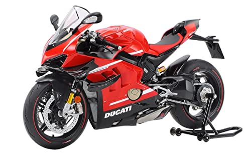 Tamiya 14140 1:12 Ducati Superleggera V4 - originalgetreue Nachbildung, Plastik Bausatz, Basteln, Modellbausatz, Zusammenbauen, unlackiert, Mehrfarbig von TAMIYA