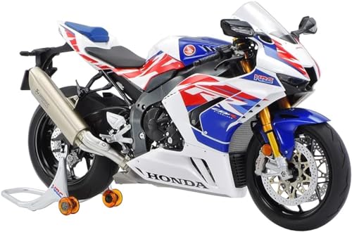 Tamiya 14141 1:12 Honda CBR 1000RR-R Fireblade SP 30th - originalgetreue Nachbildung, Plastik Bausatz, Basteln, Modellbausatz, Zusammenbauen, unlackiert, Mehrfarbig von TAMIYA