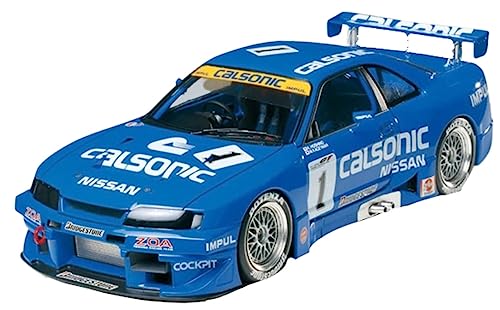 TAMIYA 24184 1:24 Calsonic Skyline GT-R (R33) - Modellbau, Plastik Bausatz, Hobby, Basteln, Kleben, Modellbausatz, Modell, Plastikmodellbau, Mittel von TAMIYA