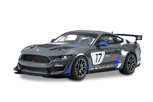 TAMIYA 24354 300024354 Ford 1:24 Mustang GT4, originalgetreue Nachbildung, Modellbau, Plastik Bausatz, Basteln, Hobby, Kleben, Modellbausatz, Zusammenbauen, unlackiert, Schwarz von TAMIYA