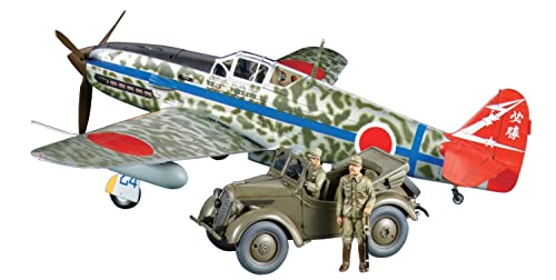 TAMIYA 25203 1:48 JPN Ki-61-Id Hien & Kurogane - Modellbausatz,Plastikbausatz, Bausatz zum Zusammenbauen, detaillierte Nachbildung von TAMIYA