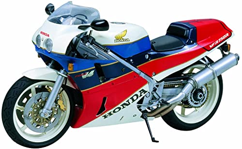 TAMIYA 300014057 - 1:12 Honda VFR 750R 1987 Motorrad, Silber, Mittel von TAMIYA