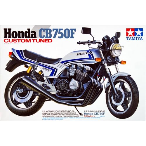 TAMIYA 300014066 Honda CB 750F Custom Tuned Motorradmodell Bausatz 1:12 Mittel von TAMIYA