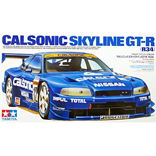 TAMIYA 300024219 - 1:24 Calsonic Skyline GT-R R34, Blau von TAMIYA