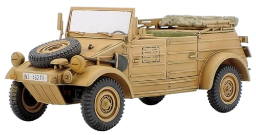 Tamiya 300032501-1:48 WWII Deutsche Kübelwagen Typ 82 Panzerkampfwagen K1, Beige von TAMIYA