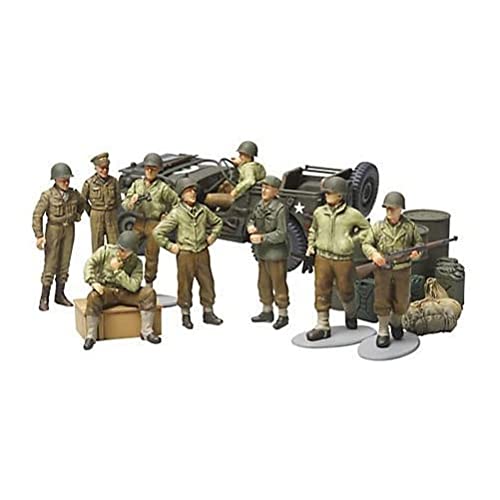 Tamiya 300032552-1:48 WWII US Willys Jeep mit Figuren-Set (9) von TAMIYA