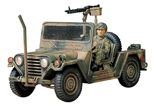 Tamiya 300035123 Ford Militär 300035123-1:35 US M151A2 MUTT Geländew.(1),originalgetreue Nachbildung, Plastik Bausatz, Basteln, Modellbausatz, Zusammenbauen, unlackiert, Lila von TAMIYA