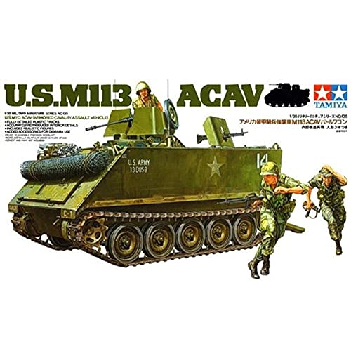 TAMIYA 300035135 - 1:35 US M113 ACAV Sturmangriff (3), grün von TAMIYA