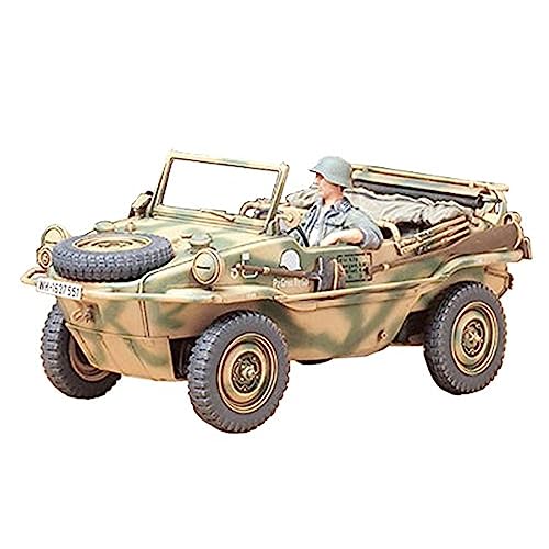 TAMIYA 300035224 - 1:35 WWII Panzerkampfwagen K2s Schwimmwagen (1) T.166, Gelb von TAMIYA