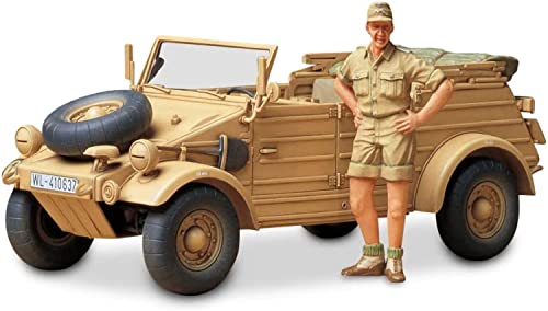 Tamiya 300035238-1:35 WWII Deutsche Kübelwagen T82 Afrika (1), Beige von TAMIYA