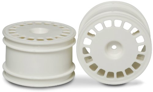 Tamiya 300053881 - DF-03 Buggy-Felgen Dish hinten 62/35, 2 Stück, weiß von TAMIYA