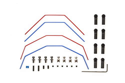 TAMIYA 54561-000 300054561 - DT-03 Stabilisator-Set vorn/hinten, 2+2, Weiß von TAMIYA