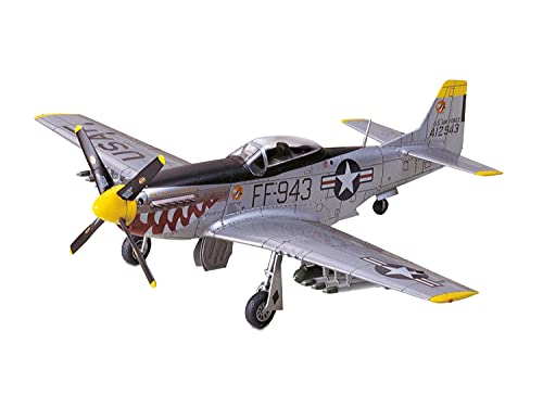 TAMIYA 300060754-1:72 F-51D Mustang North American, Luftfahrt, Militärflugzeug, Standmodell, originalgetreue Nachbildung, Plastik Bausatz, Basteln, Modellbausatz, Zusammenbauen, unlackiert TAMIYA 300060754-1:72 F-51D Mustang North American, Luftfahrt, Militärflugzeug, Standmodell, originalgetreue Nachbildung, Plastik Bausatz, Basteln, Modellbausatz, Zusammenbauen, unlackiert von TAMIYA