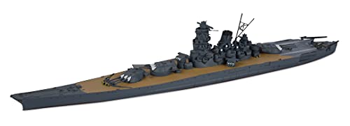 TAMIYA 31114 Japanese Battle Fahrzeug 1:700 Jap. Musashi Schlachtschiff WL, Modellbau, Plastik Bausatz, Basteln, Hobby, Kleben, Plastikbausatz, Mehrfarbig, Klein von TAMIYA