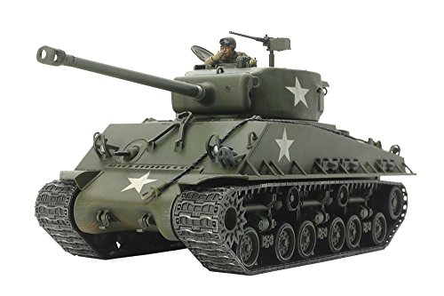 TAMIYA 32595 - 1:48 US M4A3E8 Sherman Easy Eight, Modellbau, Plastik Bausatz, Basteln, Hobby, Kleben, Plastikbausatz, Unlackiert von TAMIYA