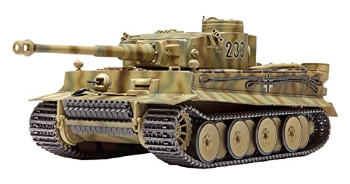 Tamiya Panzer, 32603 1:48 SdKfz. 181 Tiger I Ostfr. Frü.Prod. -Modellbau, Plastik Bausatz, Basteln, Hobby, Kleben, Plastikbausatz, unlackiert, Mehrfarbig, Small von TAMIYA