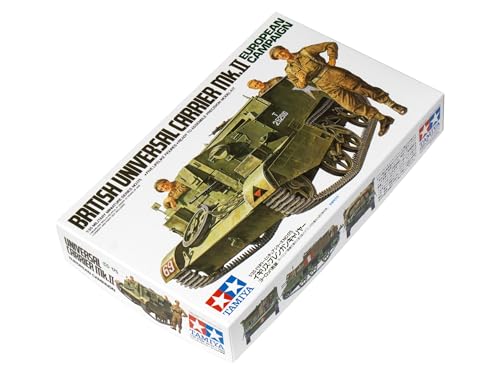 TAMIYA 35175 1:35 Brit. Univer. Transp. Mk.II (5), Modellbausatz,Plastikbausatz, Bausatz zum Zusammenbauen, detaillierte Nachbildung, grün von TAMIYA