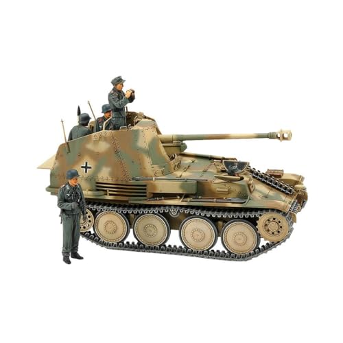 TAMIYA 35364 - 1:35 Deutscher Jagd Panzer Marder III Normandie, Modellbau, Plastik Bausatz, Hobby, Basteln, Kleben, Modellbausatz, Modell, Zusammenbauen, Unlackiert von TAMIYA