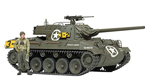 TAMIYA 35376 1:35 US M18 Hellcat Jagdpanzer - originalgetreue Nachbildung, Plastik Bausatz, Basteln, Modellbausatz, Zusammenbauen, unlackiert von TAMIYA