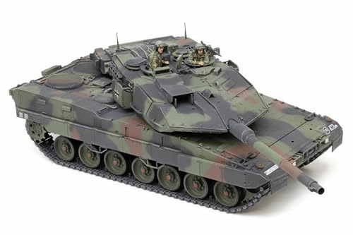 TAMIYA 35387 1:35 KPz Leopard 2 A7V - Modellbau, Plastik Bausatz, Hobby, Basteln, Kleben, Modellbausatz, Modell, Zusammenbauen von TAMIYA