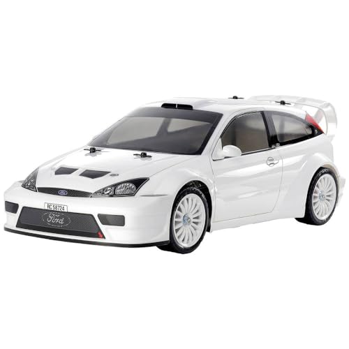 TAMIYA 47495 1:10 RC Ford Focus RS Custom TT-02 Lackiert - ferngesteuertes Auto, Fahrzeug, Modellbau, Zusammenbauen, Hobby, RC Bausatz, RC Geschenk von TAMIYA