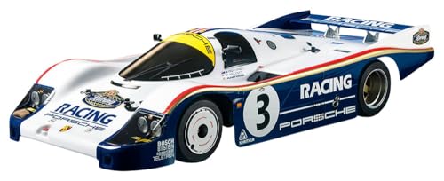 TAMIYA 47508 1:10 RC Porsche 956 Racing - Ferngesteuertes Auto, Auto, Modell, Bauen, Hobby, RC-Bausatz, RC Modell, Modellbausatz von TAMIYA