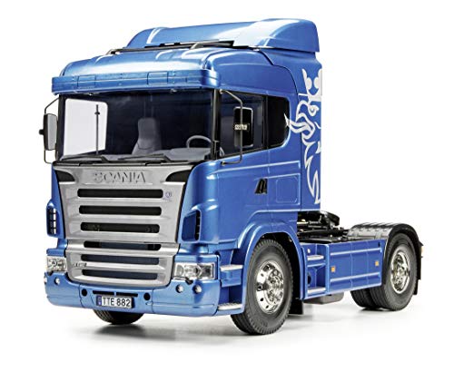 TAMIYA 1:14 RC Scania R470 Highline 4x2 BS, Bausatz zum Zusammenbauen, RC Truck, fernsteuerbarer LKW, Lastwagen, LKW, Konstruktionsspielzeug, Modellbau, Basteln von TAMIYA