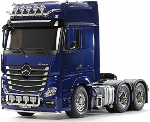 TAMIYA 56354 Mercedes-Benz Fahrzeug 1:14 RC MB Actros 3363 Pearl Blue vorl, blau von TAMIYA