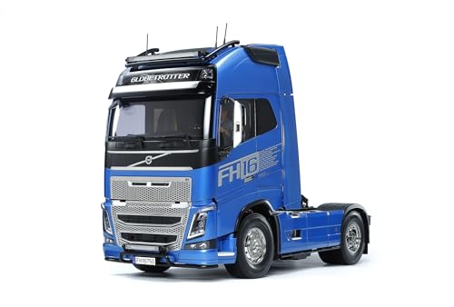 TAMIYA 56375 1:14 RC Volvo FH16 XL 750 4x2 - Bausatz zum Zusammenbauen, RC Truck, fernsteuerbarer, Lastwagen, LKW, Konstruktionsspielzeug, Modellbau, Basteln, Unlackiert von TAMIYA