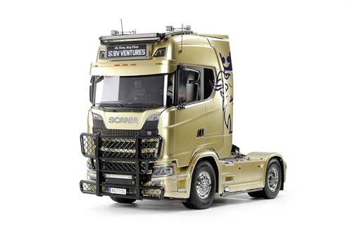 TAMIYA 56379 1:14 RC Scania 770 S 4x2 - Bausatz zum Zusammenbauen, RC Truck, fernsteuerbarer Lastwagen, LKW, Konstruktionsspielzeug, Modellbau, Basteln, Unlackiert TAMIYA 56379 1:14 RC Scania 770 S 4x2 - Bausatz zum Zusammenbauen, RC Truck, fernsteuerbarer Lastwagen, LKW, Konstruktionsspielzeug, Modellbau, Basteln, Unlackiert von TAMIYA
