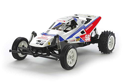 TAMIYA 58643" 1:10 RC The Grasshopper II 2017" Fahrzeug, Schwarz, Weiß, Rot, Blau, Weiss/Opulenter Garten von TAMIYA